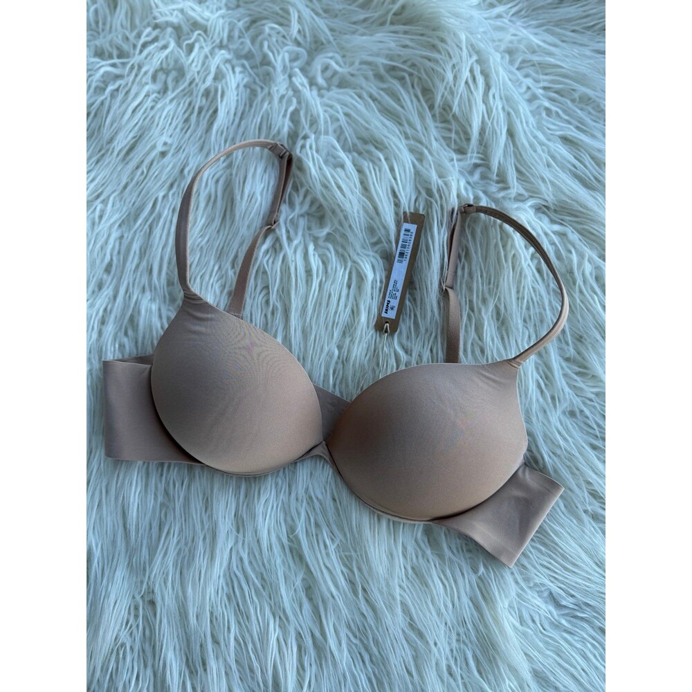 Skims Ultimate Push up Plunge Bra Clay Size 36A - Picture 4 of 6